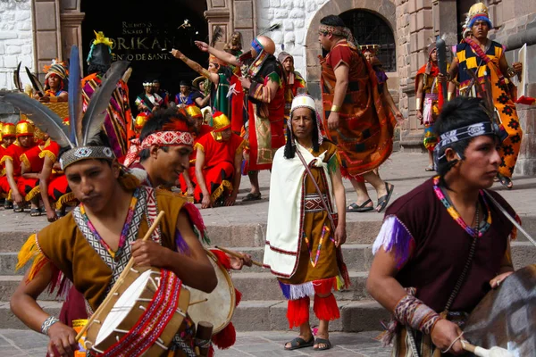 Nti Raymi Festivali Cusco Coricanhca Peru — Stok fotoğraf