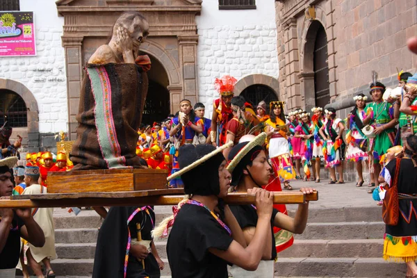 Inti Raymi Festival Cusco Coricanhca — 스톡 사진