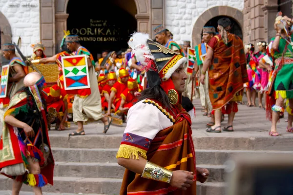 Inti Raymi Festival Cusco Coricanhca — 스톡 사진