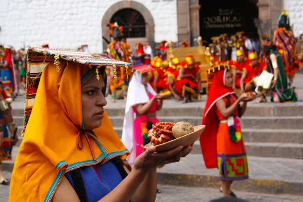 İnti Raymi festivali, Cusco, Coricanhca, Peru