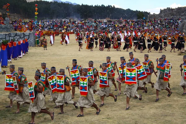 Toli Raymi Festival Cusco Sacsasasayhuaman — 스톡 사진