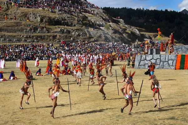 Inti Raymi Festival Cusco Sacsayhuaman Peru — Stockfoto