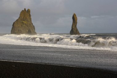 İzlanda 'da sonbahar, Vik siyah plajı