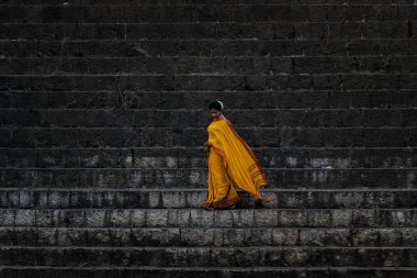 Maharshtrian sarisi gibi bak.