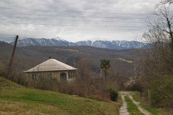 Paisagens Montanha Rússia Sochi — Fotografia de Stock