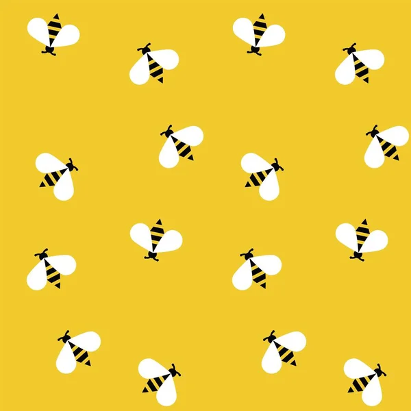 Conjunto de iconos de línea de vector de abeja y miel — Vector de stock