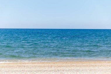 Denize bakan ile Sandy beach