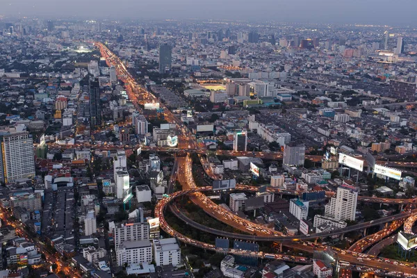 Foto de la ciudad desde arriba — Foto de Stock