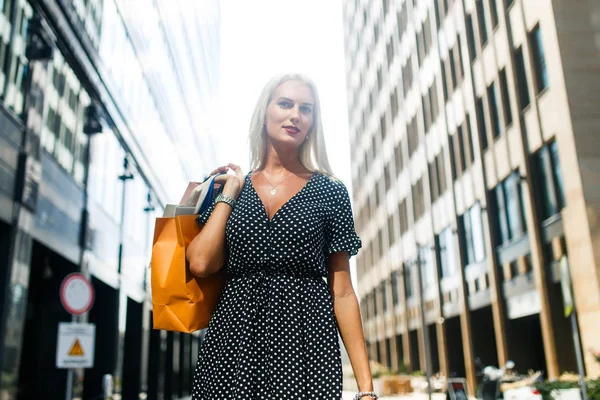 Photo of woman in dress — Stock Photo, Image