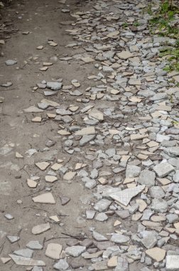 Ezilmiş taş dokusu. Ro, arka plan..