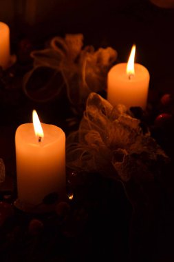 parlak Noel ışıkları