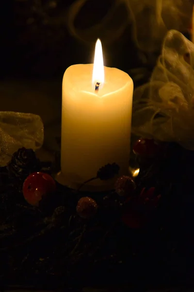 Lampu Natal terang — Stok Foto