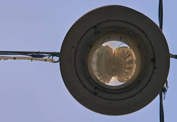 Photo of street light with bluesky background — Stockfoto