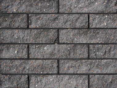 Light grey clay brick and mortar wall in. Live wallpaper background. Slow motion. Place for text, title