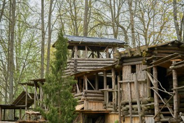 Kelt kültürü arkeoloji müzesinde antik ahşap tahkimatı yeniden inşa edildi..