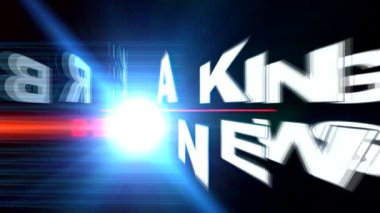 Son dakika haberi - yayın grafik başlığı