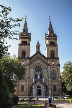 Timisoara, Romanya - 08 Eylül 2017: Kilise - içinde bulunduğu Merkez Bölge 08 Eylül 2017 üzerinde Timisoara yapı tarihi.