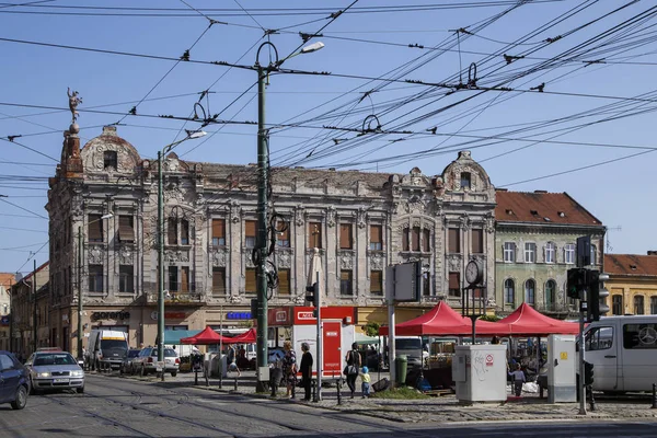 Timisoara Rumania Septiembre 2017 Edificios Antiguos Centro Ciudad Septiembre 2017 — Foto de Stock
