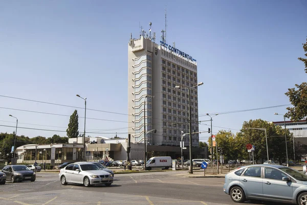 Timisoara Rumania Septiembre 2017 Vista Del Hotel Continental Ubicado Zona —  Fotos de Stock