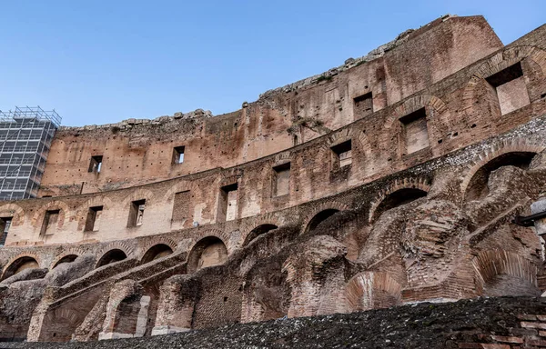 Roma Itália Dezembro 2019 Ancient Roman Colosseum Mais Conhecida Arquitetura — Fotografia de Stock