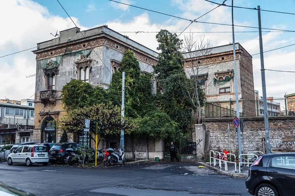 Roma Talya Aralık 2019 Roma Talya Daki Tarihi Merkezdeki Binalar — Stok fotoğraf