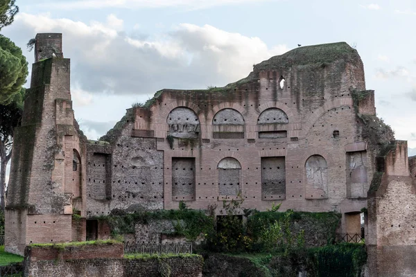 Rome Italië December 2019 Ruïnes Van Het Paleis Van Septimius — Stockfoto