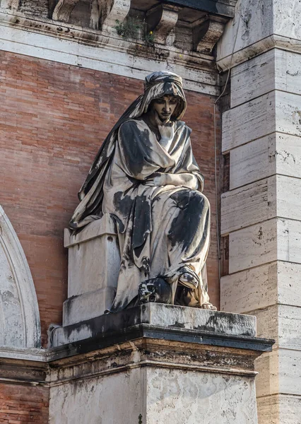 Roma Italia Dicembre 2019 Statue Cemetary Campo Verano Cimitero Monumentale — Foto Stock