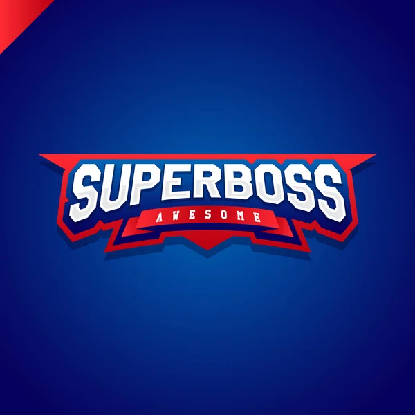 Super boss makt full typografi, t-shirt grafik, vektorer — Stock vektor