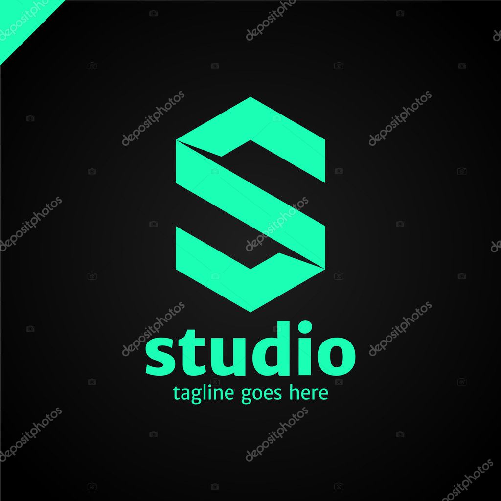 Letter S logo icon design template elements one color