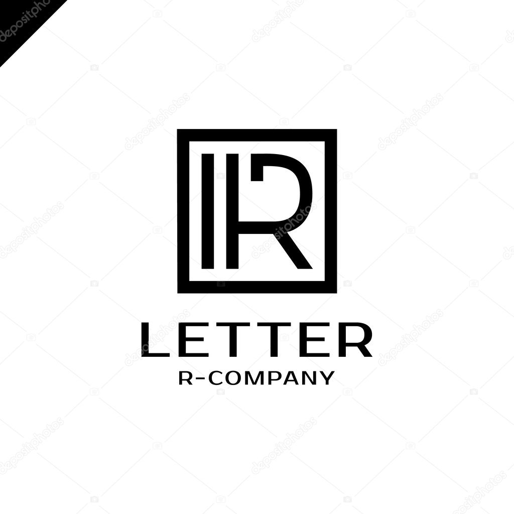 Royal logo vector template. Hotel, Kings symbol, Top hotel, Letter R, Premium R brand boutique, Fashion and Lawyer logotype.