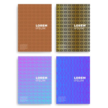 Katmanlar örtüşme ile soyut kart dizisini. Kapakları, posterlerini açmaları, posterler, el ilanları ve afiş tasarımları için geçerli.