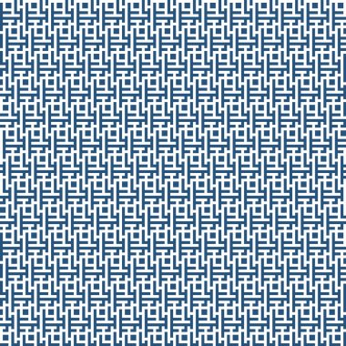 Vektör grafik soyut geometri labirent desen. kesintisiz geometrik labirent arka plan mavi. ince yastık ve yatak levha tasarımı. eşsiz art deco. hippi moda yazdırma