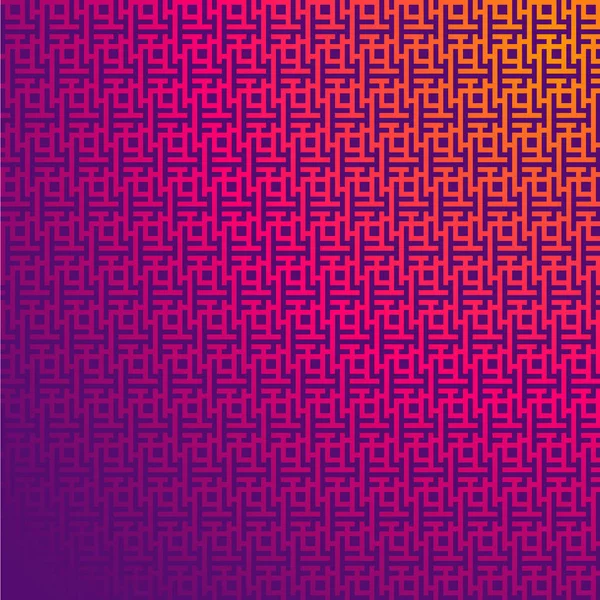 Vektorové grafiky abstraktní geometrie vzorek bludiště. modré pozadí bezešvé geometrické labyrint. jemné polštáře a postele list design. jedinečné ve stylu art deco. bokovky potiskem — Stockový vektor