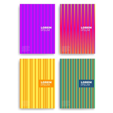 Katmanlar örtüşme ile soyut kart dizisini. Kapakları, posterlerini açmaları, posterler, el ilanları ve afiş tasarımları için geçerli.