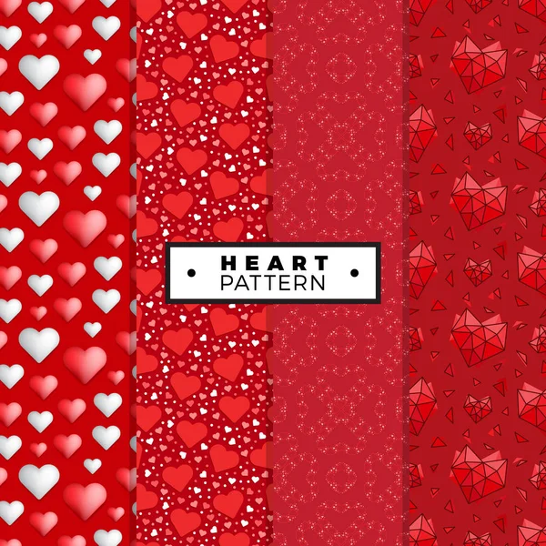 A seamless pattern featuring repeating hearts this romantic text