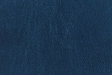 Koyu mavi deri kaplama arka plan yüzeyini kapat