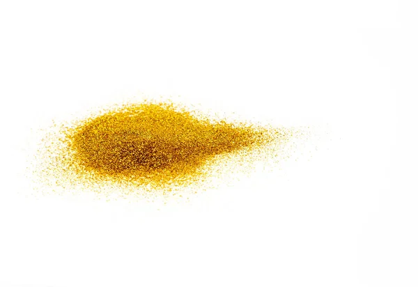 Текстурований фон із золотою блискіткою іскрою на білому. Блискучі — стокове фото