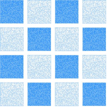 Checkerboard biçimi dikişsiz P vektörü içinde şirin vektör yaprağı fayansları