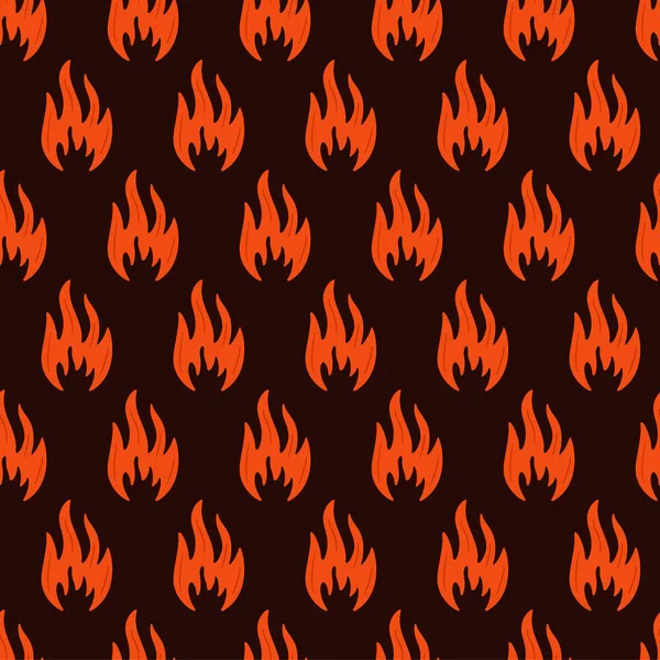 Symbole ognia płynny wzór. Ilustracja wektora. Spurty z fl — Wektor stockowy
