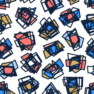 Modern ve moda rasgele soyut yaratıcı şekiller. Soyut sanat