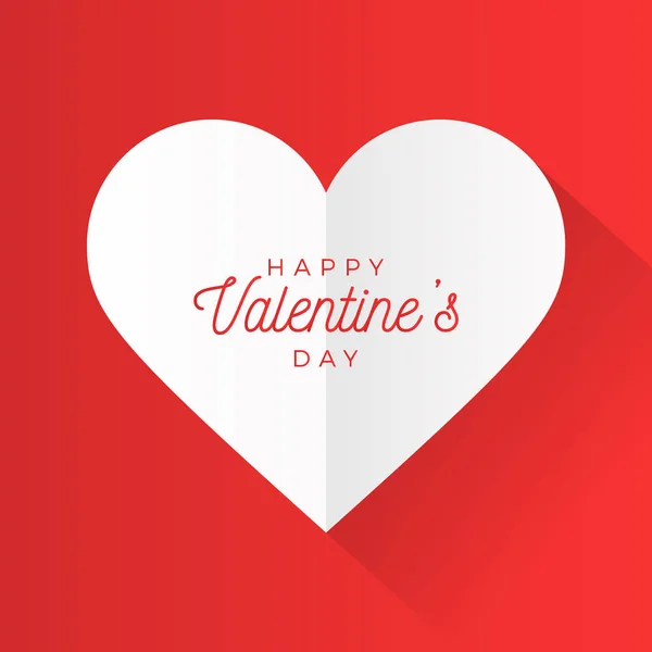 День святого Валентина абстрактный фон с разрезанным бумажным сердцем. Вектор i — стоковый вектор