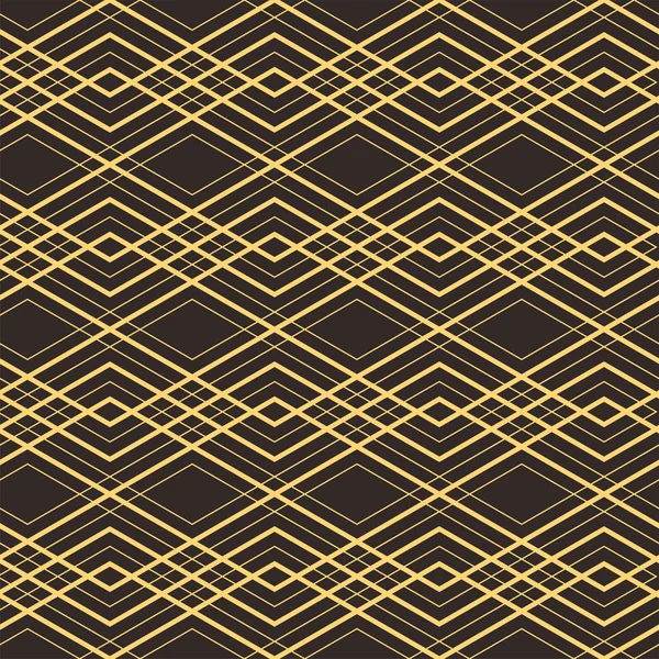 Art Deco patrón semless vector. Geometr de oro decorativo vintage — Vector de stock