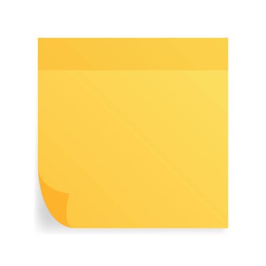 Blank square adhesive crumpled notes sticker mock up with curved