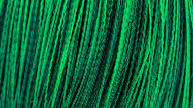 Yeşil Süpürge Çizgileri Soyut. Doku kalıbı detaylı makroyu kapat. Soyut arkaplan.