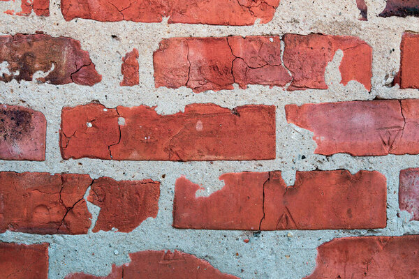 old brick wall texture background close up. wallpaper for your device.
