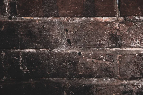 古いれんが造りの壁テクスチャ背景をクローズ アップ — ストック写真