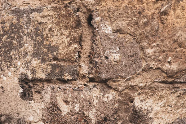 Stary Brązowy Cegła Ściana Tekstury Tło Zbliżenie Wolne Miejsce Tekst — Zdjęcie stockowe