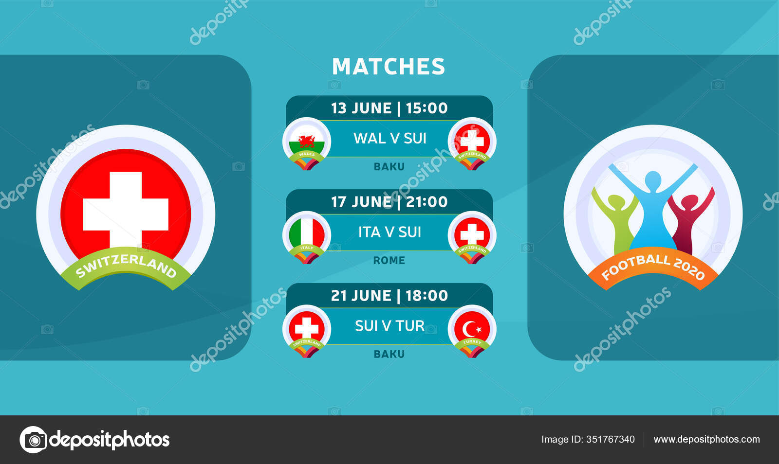 Schedule Matches Switzerland National Team Final Stage European