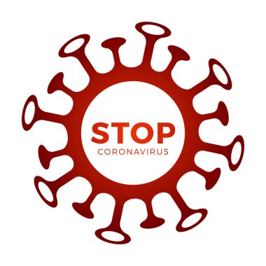 Coronavirus 'u, Mers-Cov' un virüs türünü ve Novel Coronavirus 2019-ncov 'u durdurun. Çin 'de tıbbi hücreli tehlikeli virüs konsepti.
