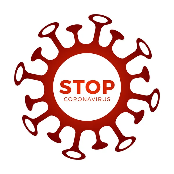 Stoppt Coronavirus Virenstämme Von Mers Cov Und Novel Coronavirus 2019 — Stockvektor